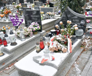 Groby zamordowanych górników z kopalni Wujek