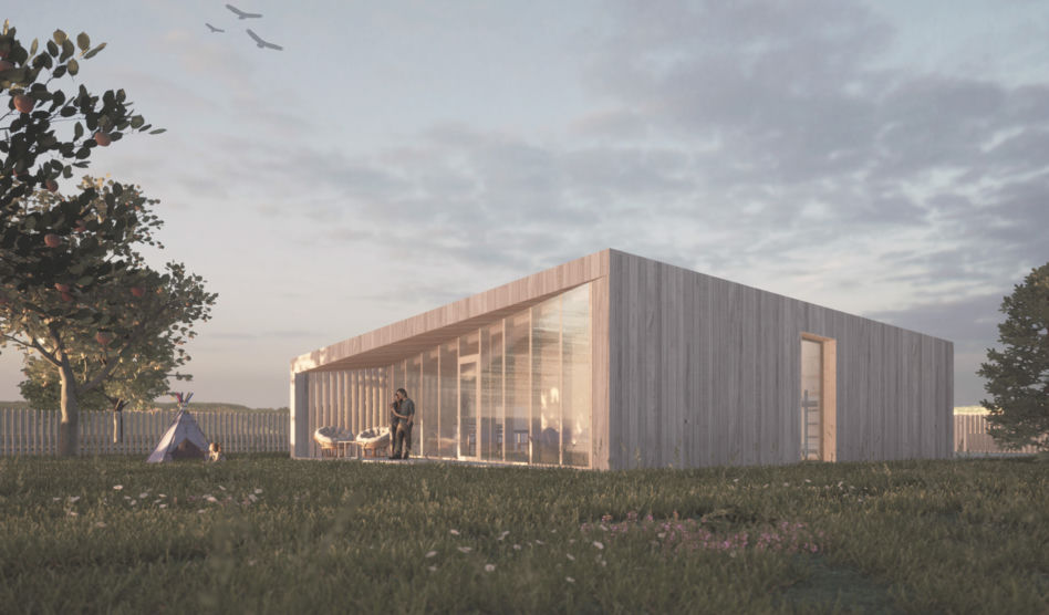 II nagroda w konkursie architektonicznym "Małe budownictwo - duże korzyści".  Autorka: Zlata Hrabtsevich