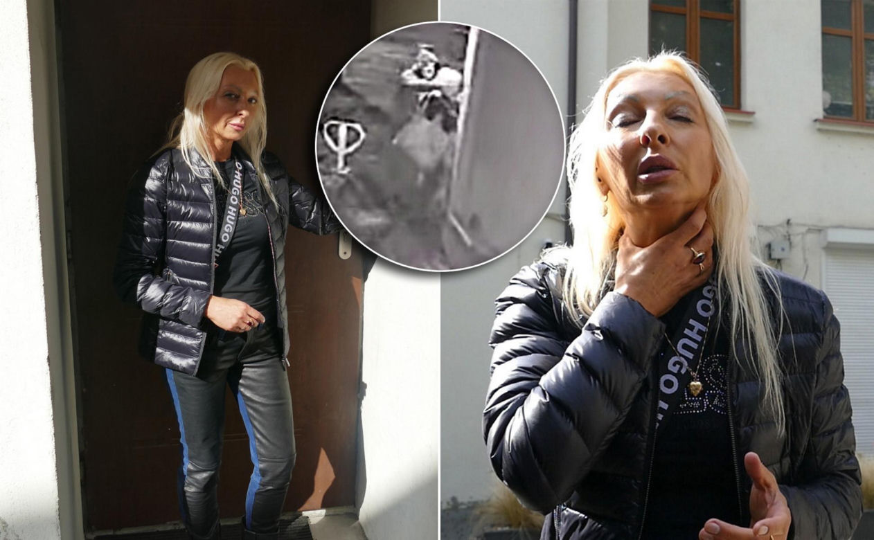 Bandzior napadł panią Natalię i zaczął ją dusić. Kobieta pogoniła drania