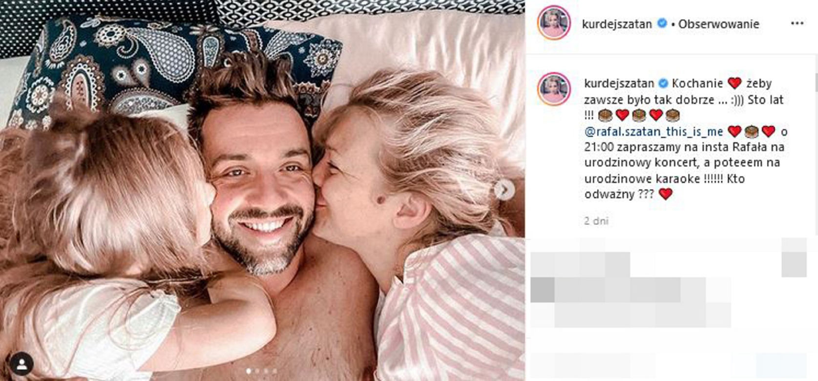 Rafał Szatan pochwalił się żoną w ciąży