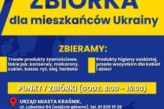Miasto Kraśnik aktywnie włącza się w pomoc uchodźcom z Ukrainy