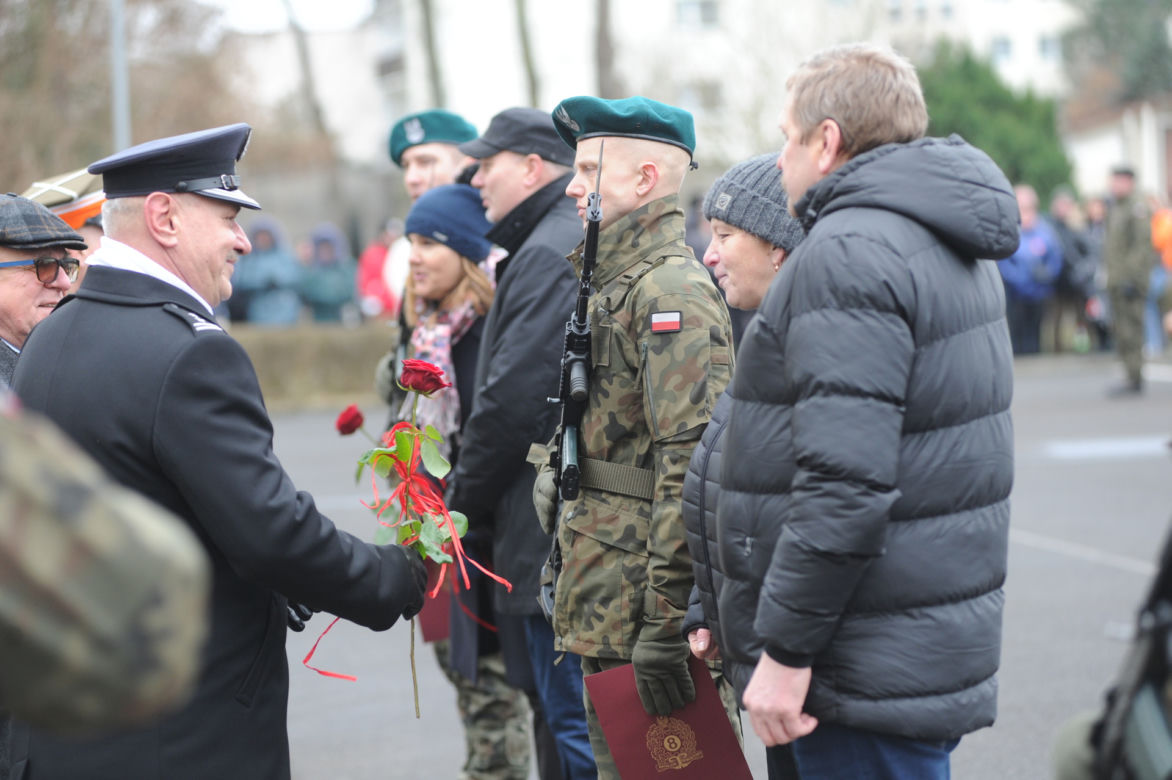 Ochotnicy złożyli przysięgę wojskową