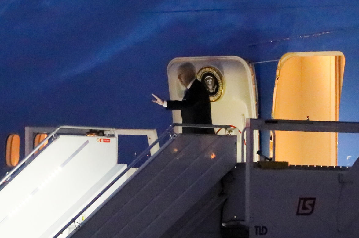 Samolot Air Force One na Lotnisku Chopina