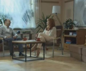 M jak miłość odc. 1016. Agnieszka (Magdalena Walach), psychoterapeuta (Jerzy Mazur)
