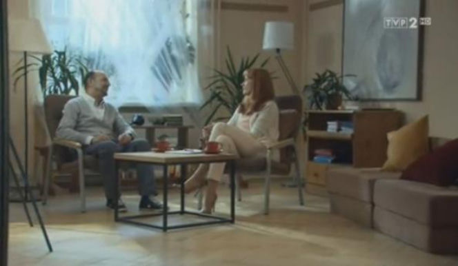 M jak miłość odc. 1016. Agnieszka (Magdalena Walach), psychoterapeuta (Jerzy Mazur)
