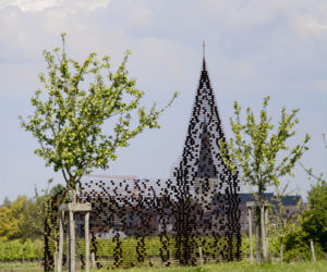 Kościół Doorkijkkerk w belgijskiej prowincji Limburg
