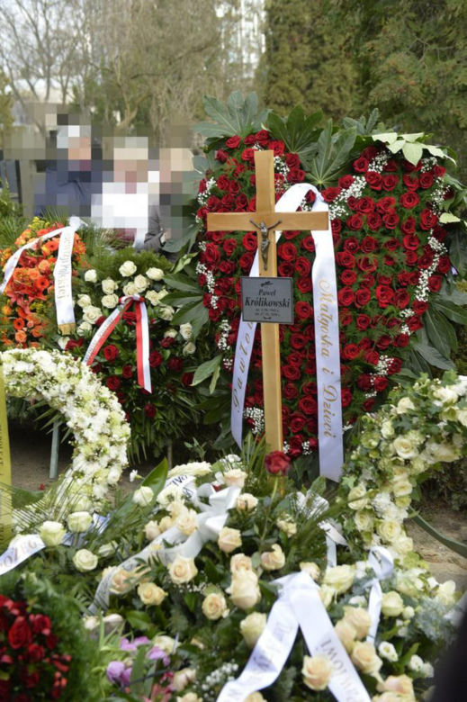 Pogrzeb Pawła Królikowskiego Powązki Wojskowe 