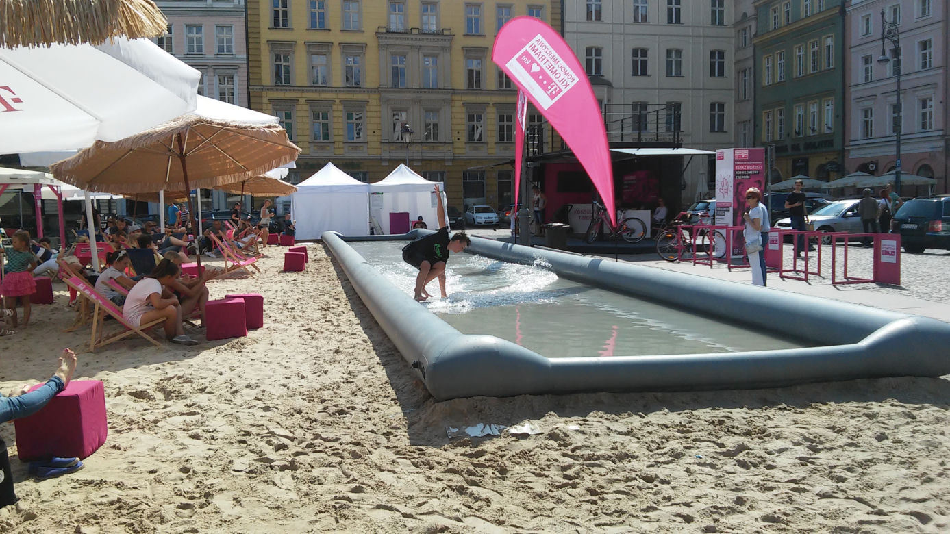 Plaża Nowych Horyzontów na placu Solnym