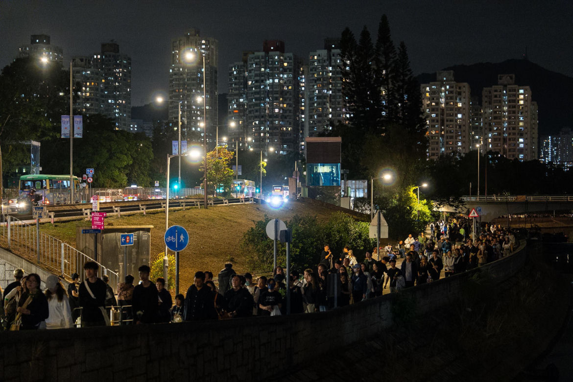Pożar w Hong Kongu