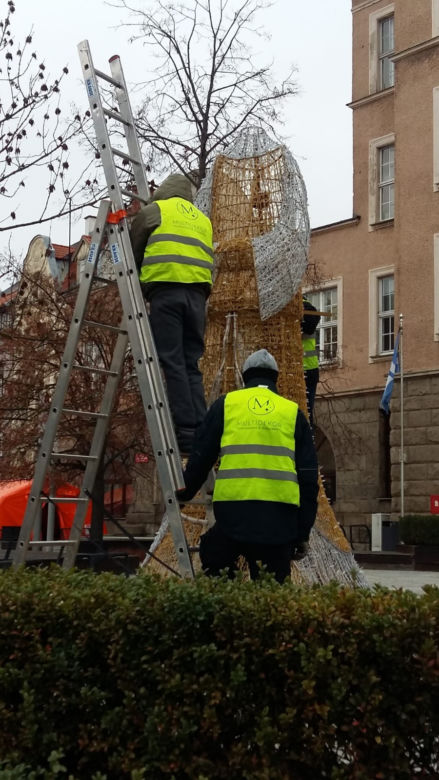 Centrum Olsztyna stroi się na święta