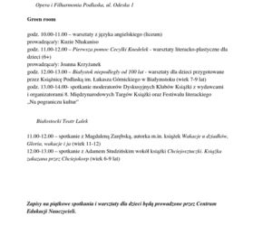 8. Międzynarodowe Targi Książki w Białymstoku. Zobacz, kto będzie. Harmonogram wydarzenia