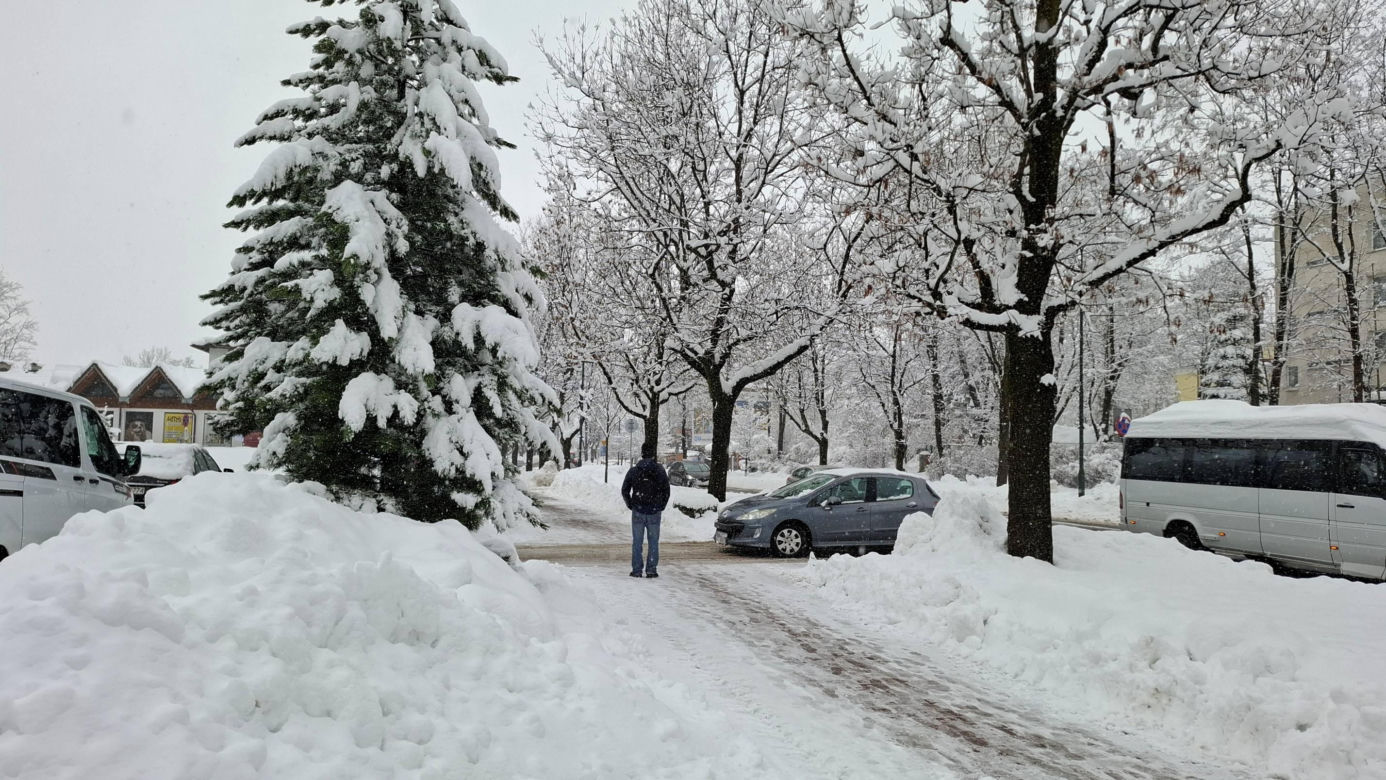 Atak zimy na Podhalu