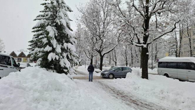 Atak zimy na Podhalu