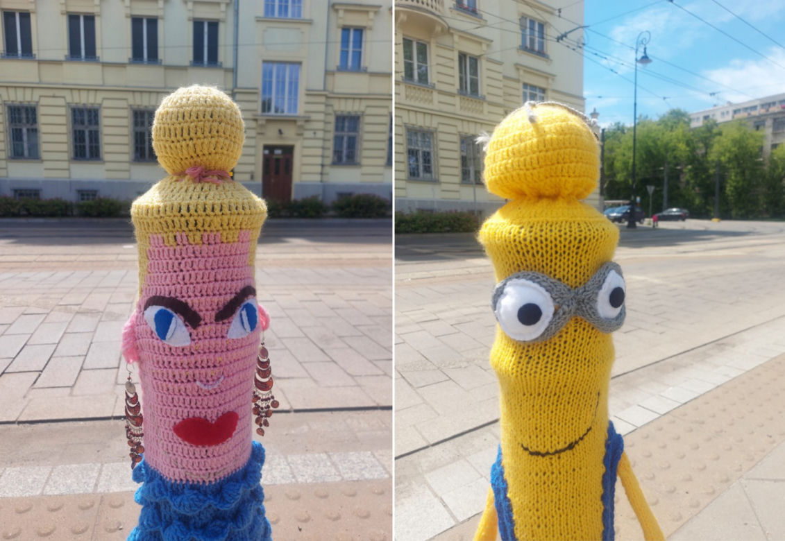 Kolorowa niespodzianka na Kawęczyńskiej w Warszawie. Kto je tam zawiesił?