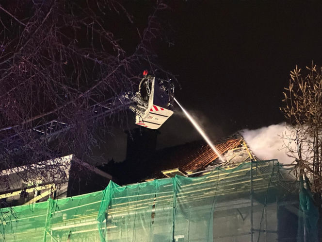 Pożar w szpitalu w Elblągu