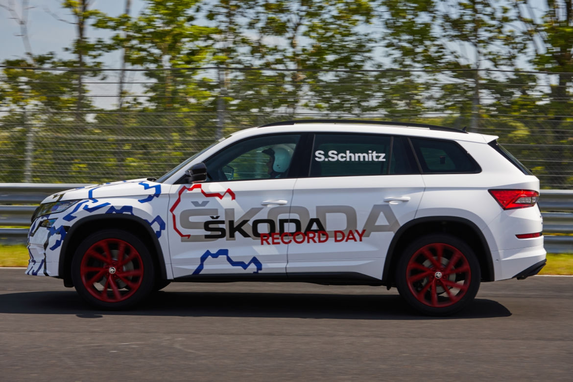 Skoda Kodiaq RS na Nurburgringu