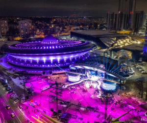 Sylwester z Dwójką TVP w Katowicach: Próba iluminacji sceny