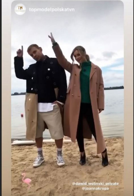 Joanna Krupa zostawiła dziecko z tatą i przyleciała do Polski do pracy