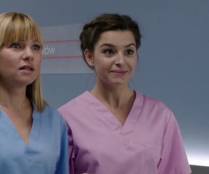 LEKARZE 2 sezon odcinek 9 (odc. 22). Sylwia (Katarzyna Bujakiewicz), Beata (Agnieszka Więdłocha)