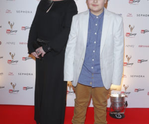Telekamery 2014. Dominika Ostałowska z synem Hubertem Zduniakiem