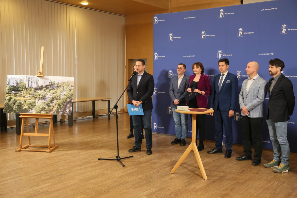 Będzie park nad Południową Obwodnicą Warszawy. Rafał Trzaskowski podpisał umowę na budowę 