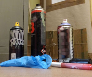 Pseudografficiarz wpadł w ręce policji