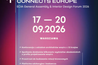 Warszawa centrum europejskiej debaty o architekturze wnętrz. Projektanci będą rozmawiać o przyszłości zawodu