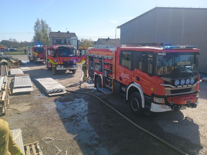 Wyjeżdżali do wypadków, pożarów i usuwania skutków wichury. Łukowscy strażacy interweniowali 69 razy w ciągu tygodnia