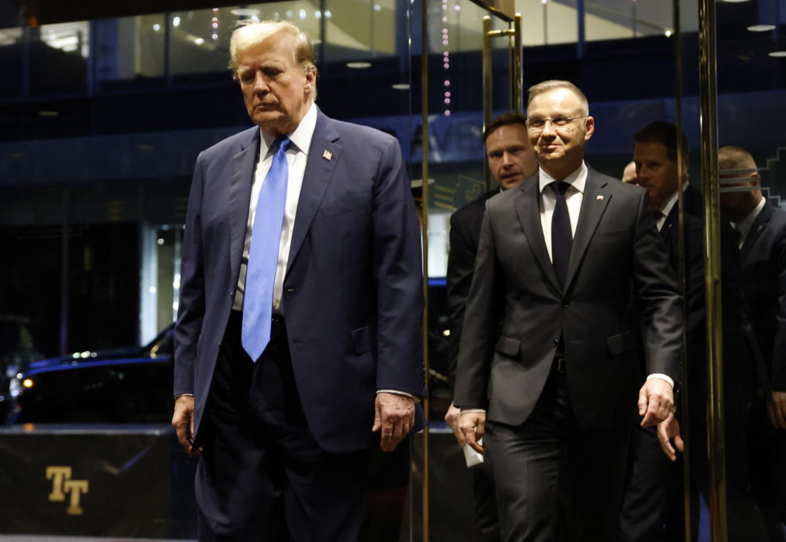 Andrzej Duda w Trump Tower u Donalda Trumpa