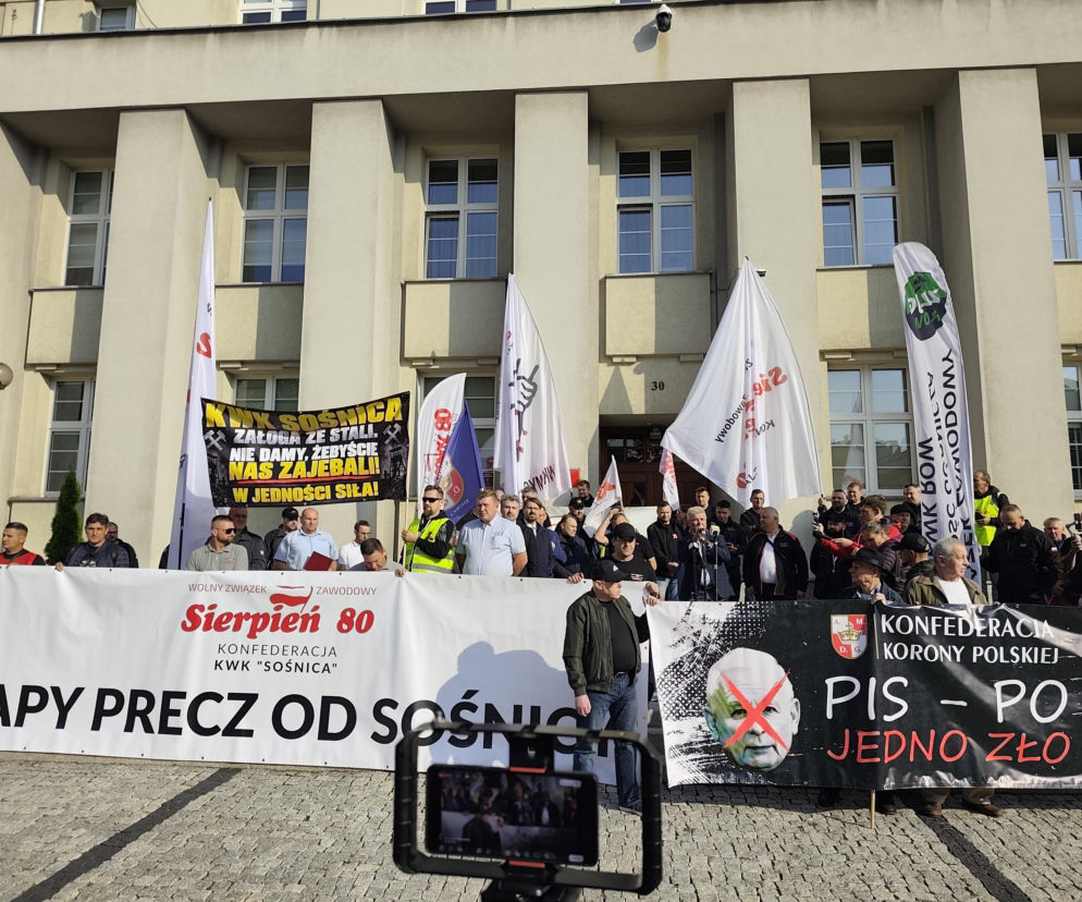 W Katowicach zawyły górnicze syreny. „Rząd poszedł po bandzie”