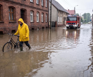 Zalane Braniewo po ulewach. Co zniszczyła wielka woda?