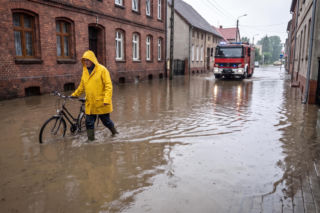 Zalane Braniewo po ulewach. Co zniszczyła wielka woda?
