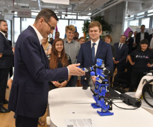 otwarcie Centralnego Domu Technologicznego na Kruczej 50, był tam Premier Mateusz Morawiecki