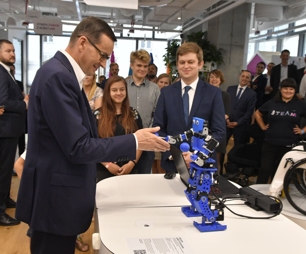otwarcie Centralnego Domu Technologicznego na Kruczej 50, był tam Premier Mateusz Morawiecki
