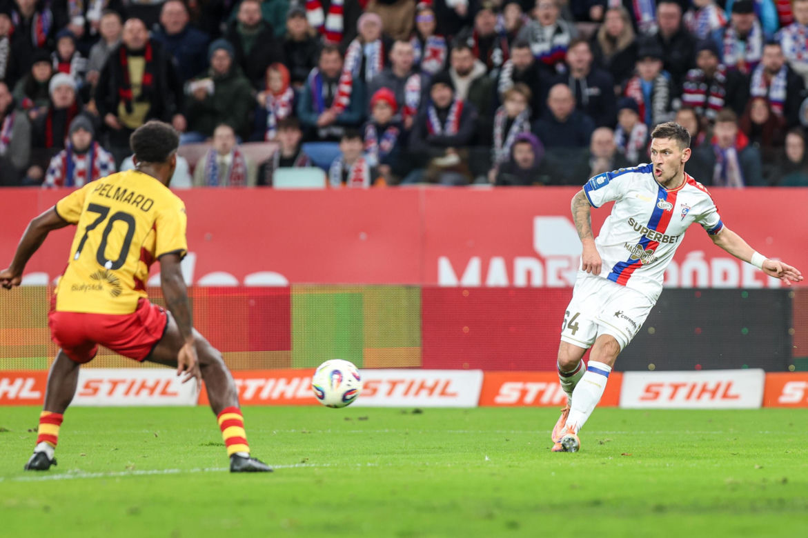 Górnik Zabrze - Jagiellonia Białystok, zdjęcia kibiców i zawodników z meczu 13. kolejki PKO BP Ekstraklasy