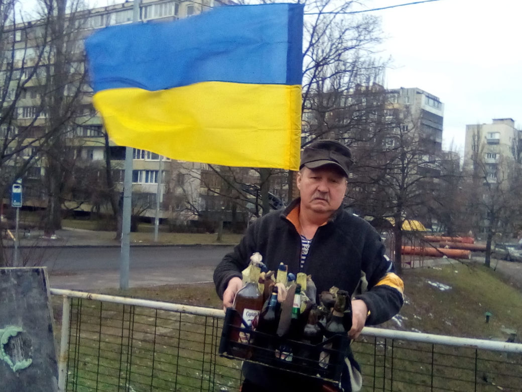 Ukraina. Wołodymyr Petraniuk walczy w Kijowie