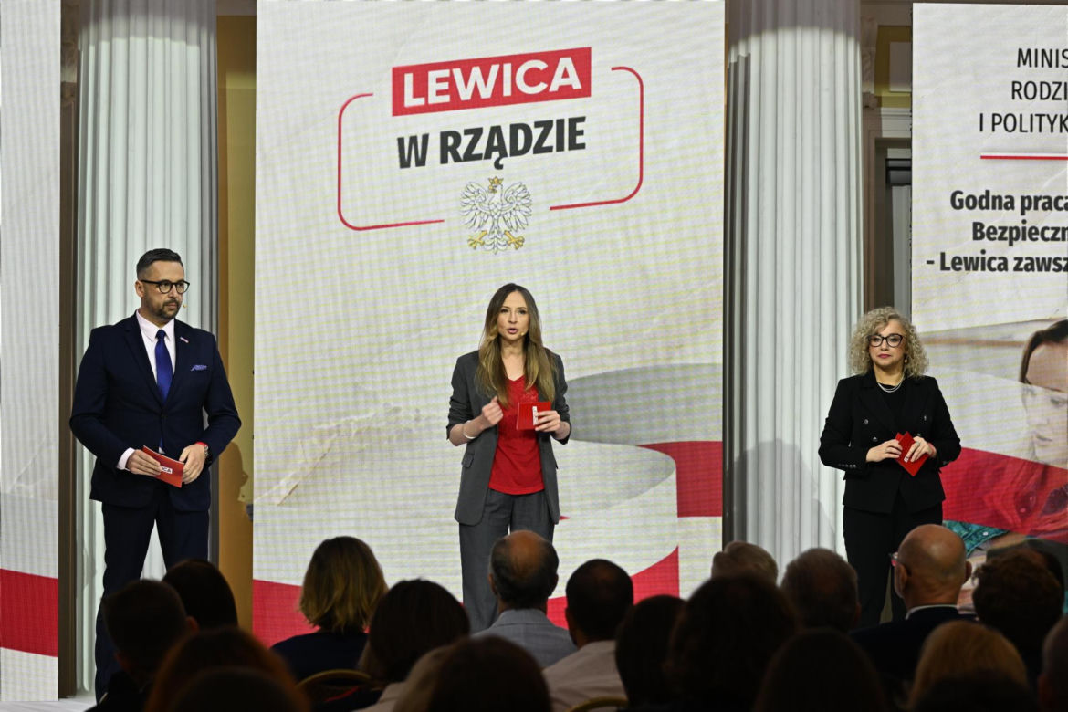  Konwencja rządowej Lewicy w Hotelu Belotto w Warszawie