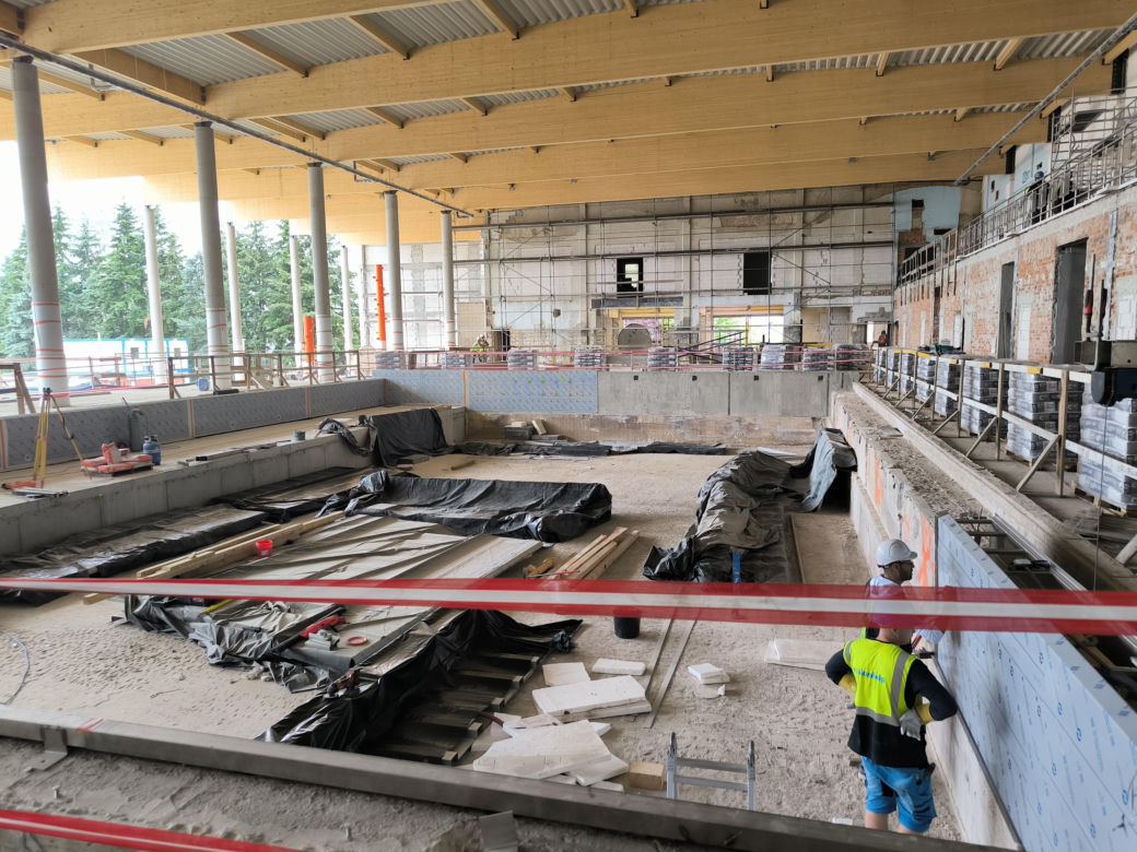 Budowa pływalni akwawit - czerwiec 2026