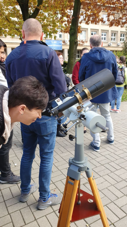 Obserwowanie zaćmienia słońca w Lublinie
