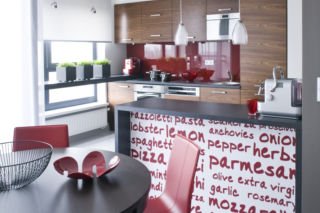 Kuchnia i salon: nowoczesna aranżacja wnętrz