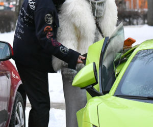 Klaudia Halejcio, mąż jej otworzył auto za całusa