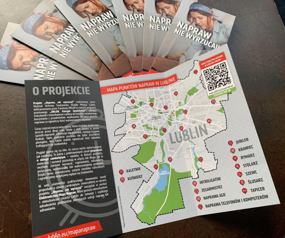 Napraw, nie wyrzucaj. Lublin zachęca do rozsądnego wyrzucania przedmiotów