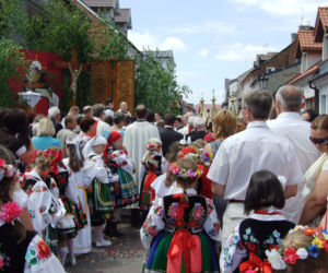 Dekoracje ludowe, Łowicz, Boże Ciało