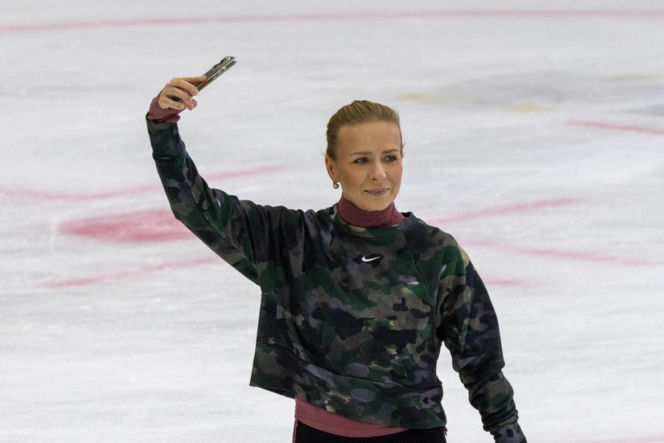 Aneta Zając na łyżwach