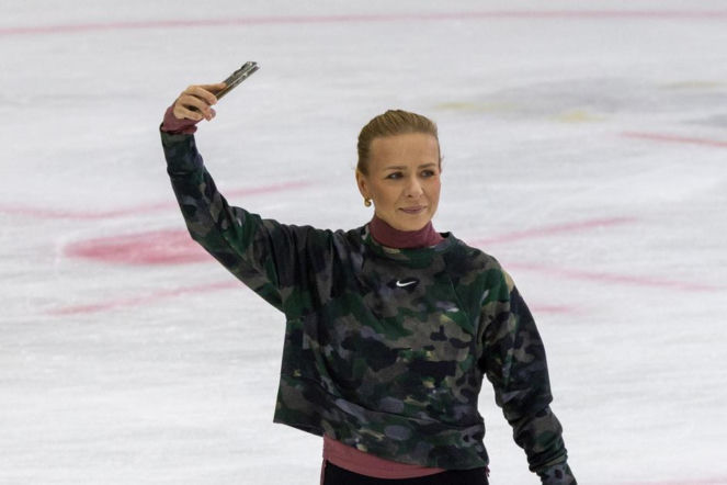 Aneta Zając na łyżwach