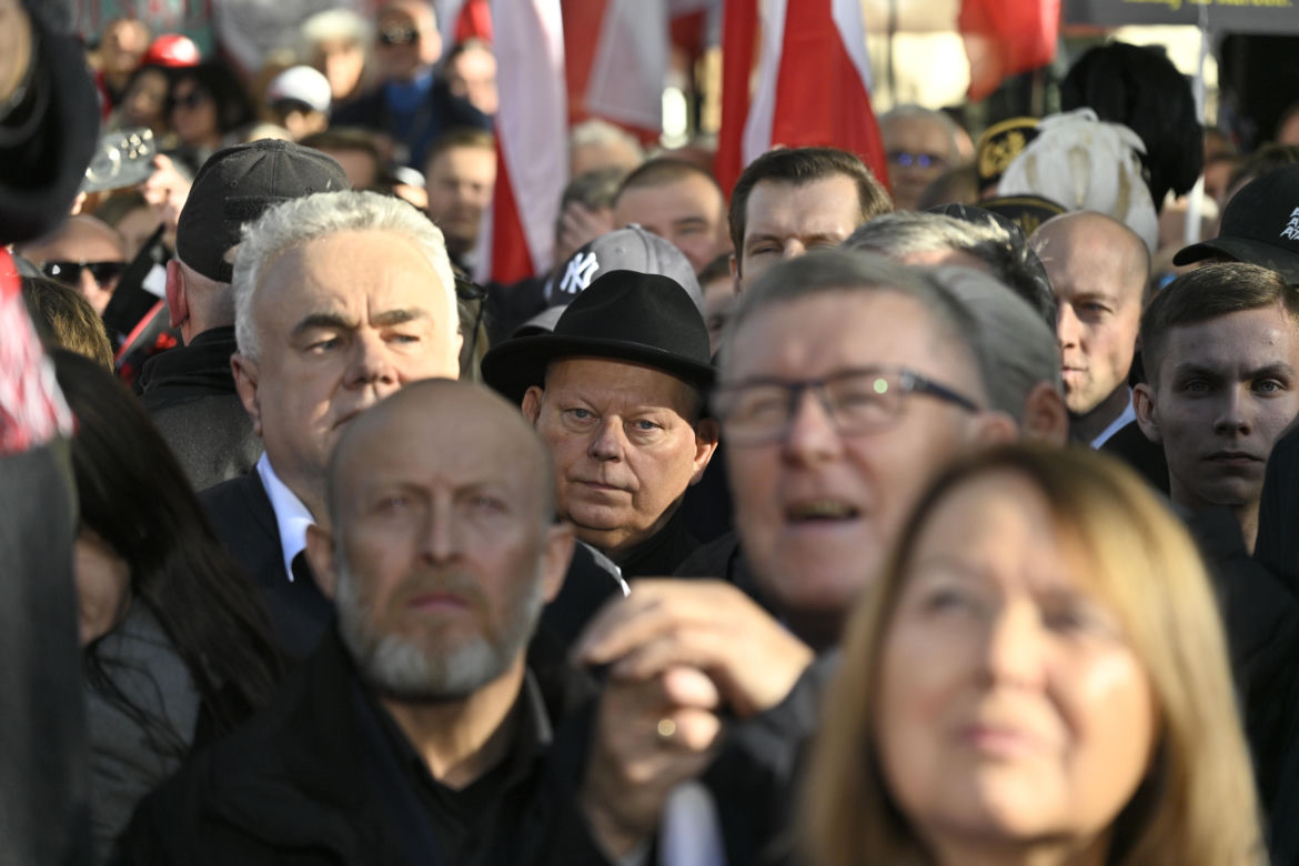 Protest pod TK. Kaczyński