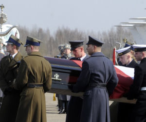 Pożegnanie ciała Lecha Kaczyńskiego
