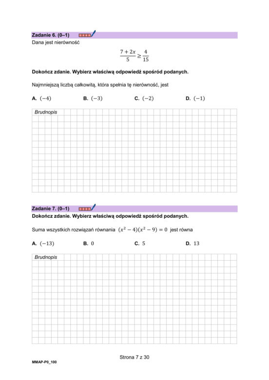 Matura poprawkowa 2026: matematyka - ARKUSZ CKE 24.08.2026