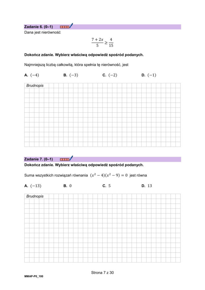 Matura poprawkowa 2026: matematyka - ARKUSZ CKE 24.08.2026