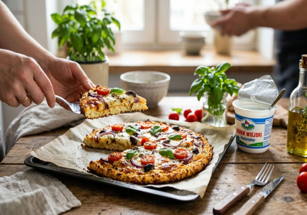 Już nie robię tradycyjnego ciasta. Ten spód do pizzy z 2 składników to białkowa bomba i nowy fit-przebój